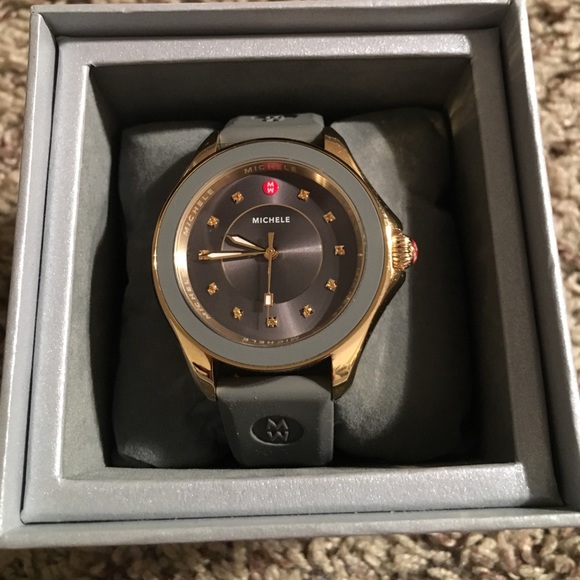 Michele Accessories - Michele Cape Topaz Watch