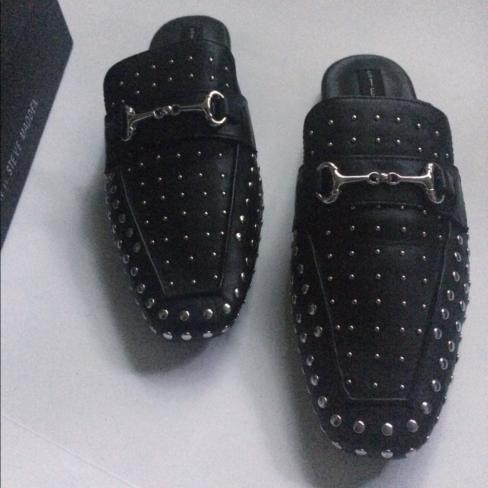 Steve Madden Studded Mule Loafers - 8.5-9 = 9.5