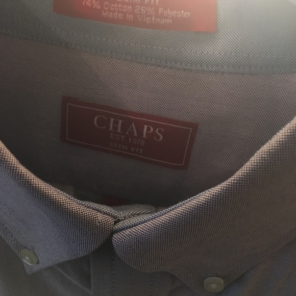 Men’s Chaps Button Up Shirt - Picture 2 of 4