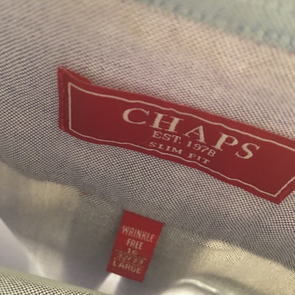 Men’s Chaps Button Up Shirt - Picture 3 of 4