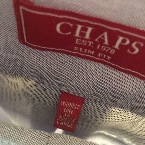 Men’s Chaps Button Up Shirt - Picture 4 of 4