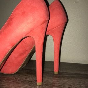 Charolette Russe Salmon Heels