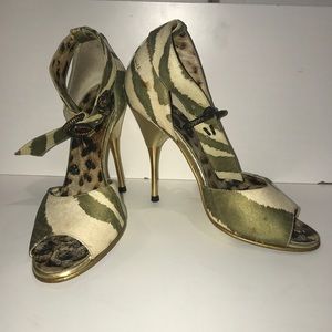 Roberto Cavalli Open toe heel
