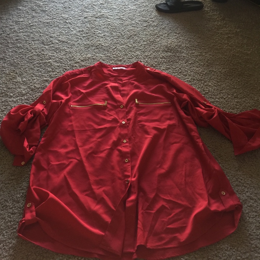 button down formal top