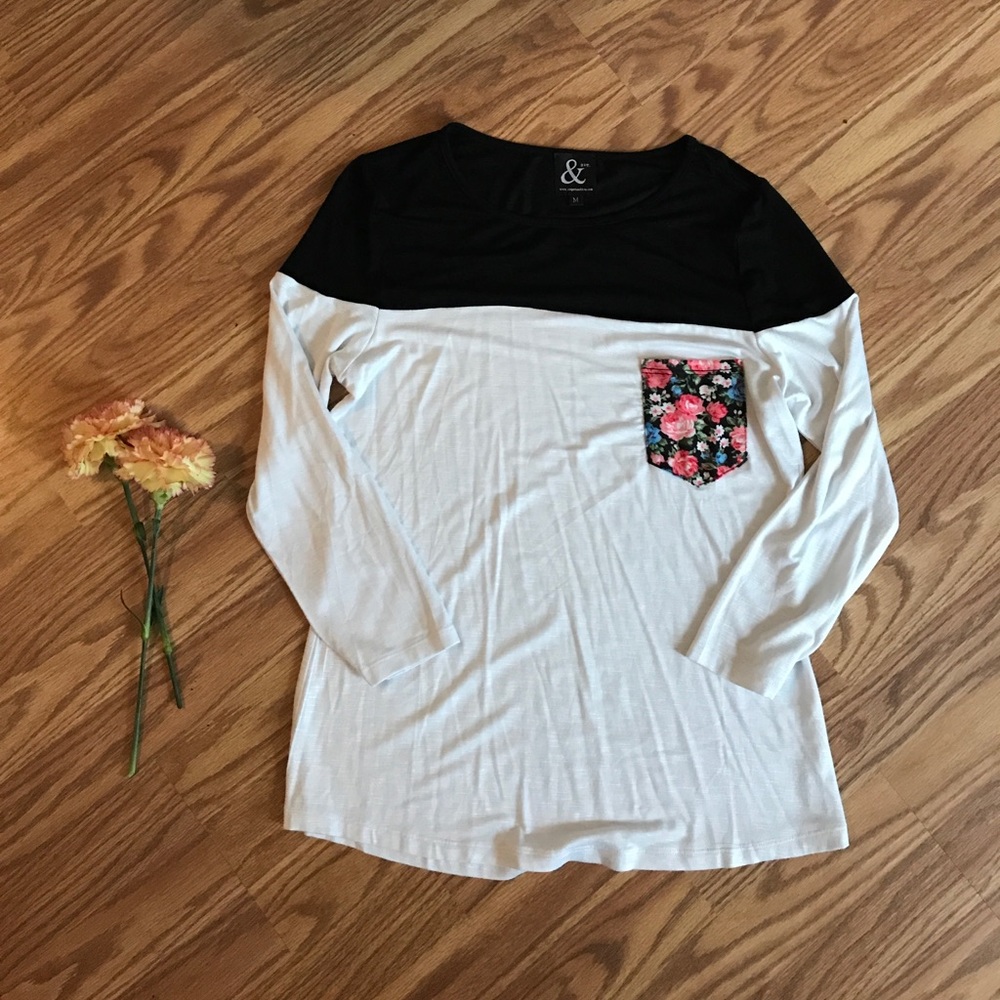 Floral Pocket Top