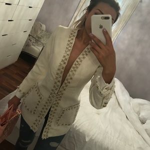 CHANEL white blazer!
