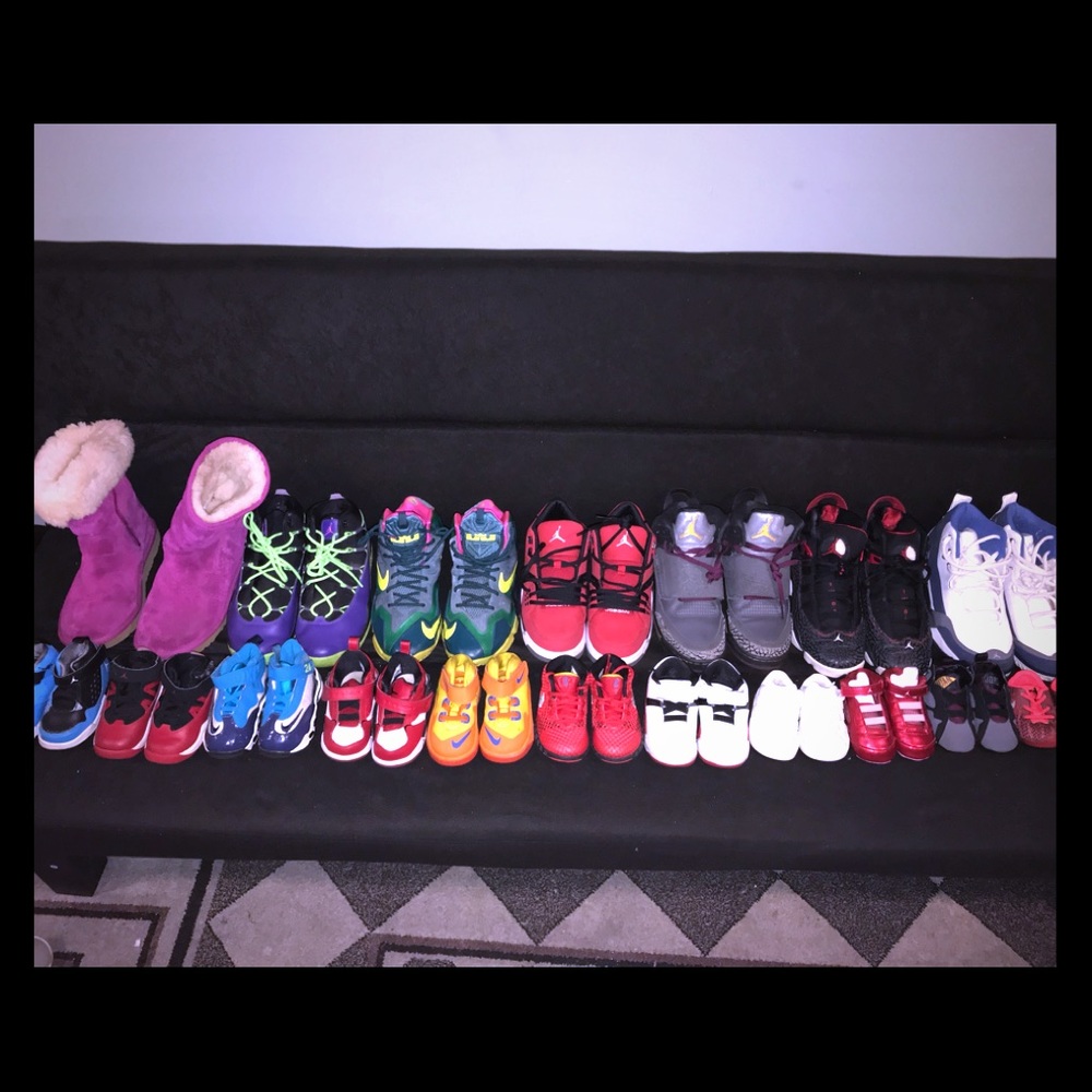 Name brand shoes sizes 2c-5.5 grade school