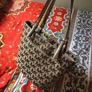 Michael Kors brown/tan bag