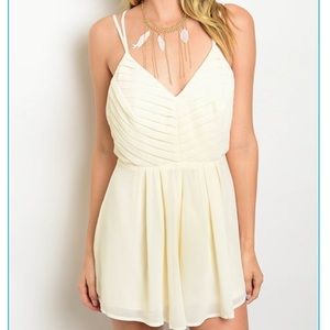 Cream Romper