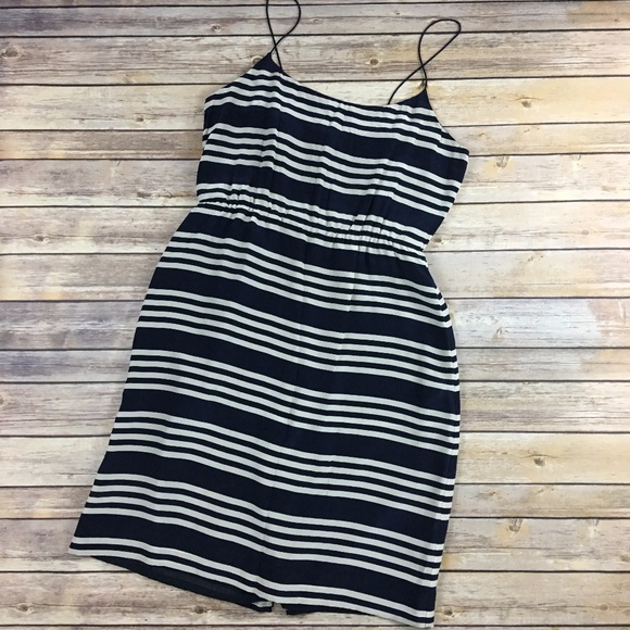 J. Crew Blouson dress in stripe - Picture 2 of 5