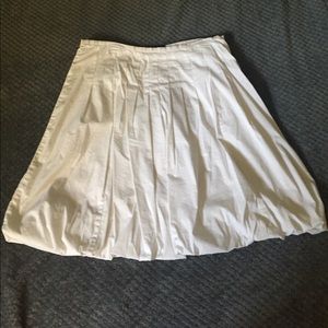 Dressy pleated bubble skirt