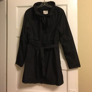 Black trench coat - LOFT