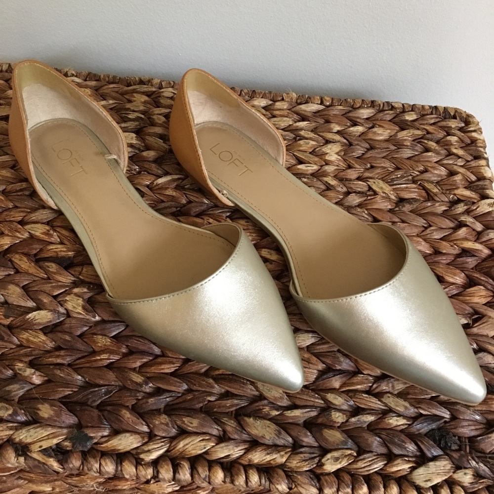 Ann Taylor Loft D'Orsay Flats