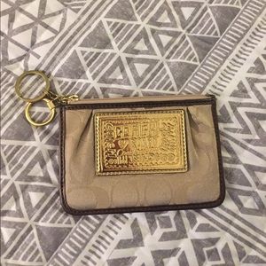Coach key ring wallet