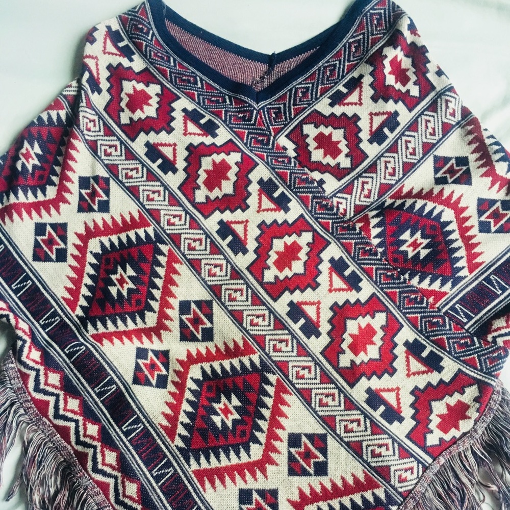 Say What? Poncho NWT one size