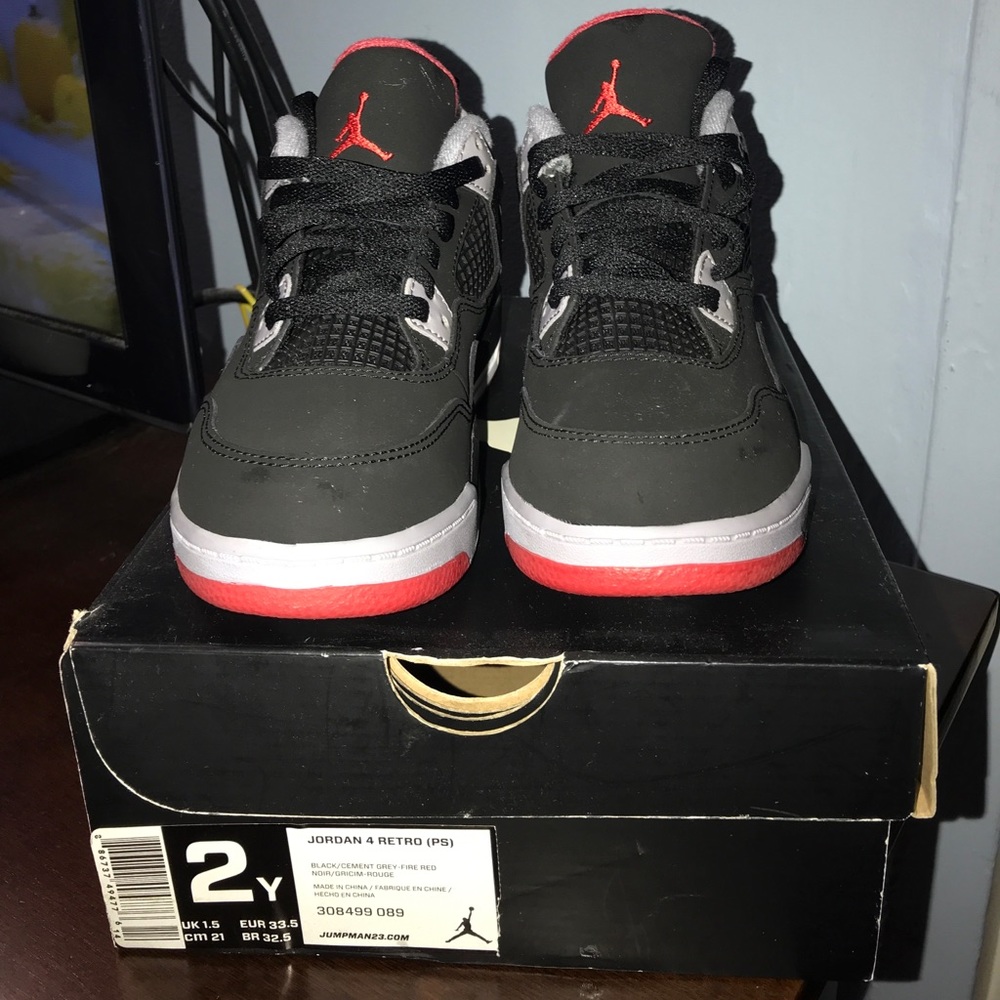 NIB Kids Jordan 4 “Cements”