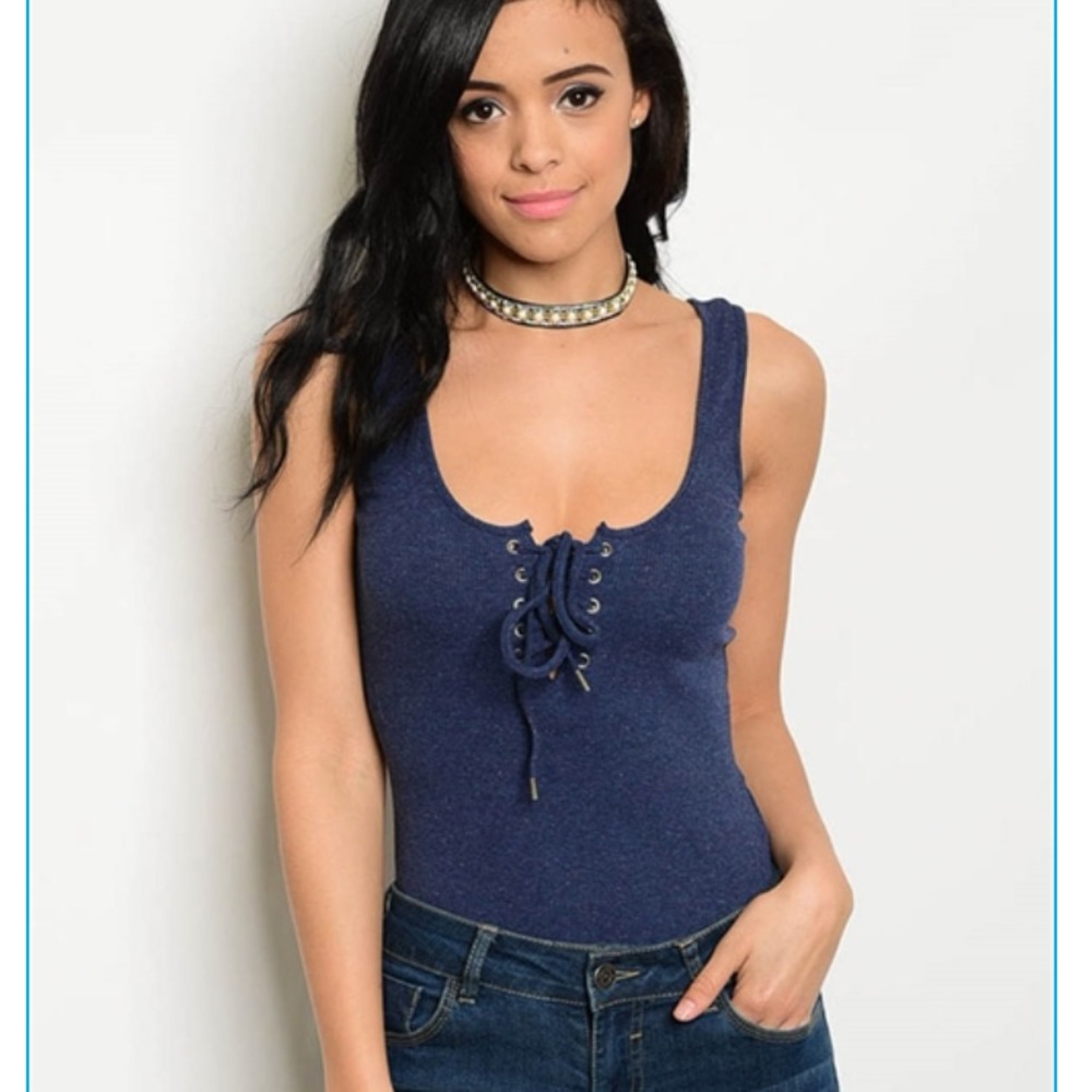 Navy Bodysuit
