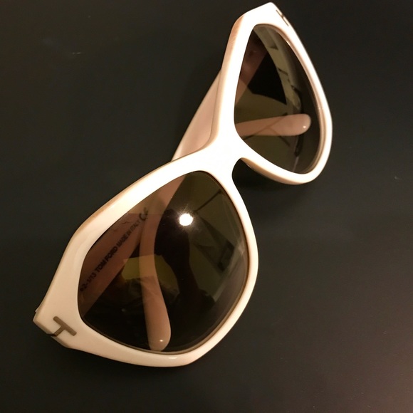 Tom Ford Oversized White Sunglasses-NEW main image 4