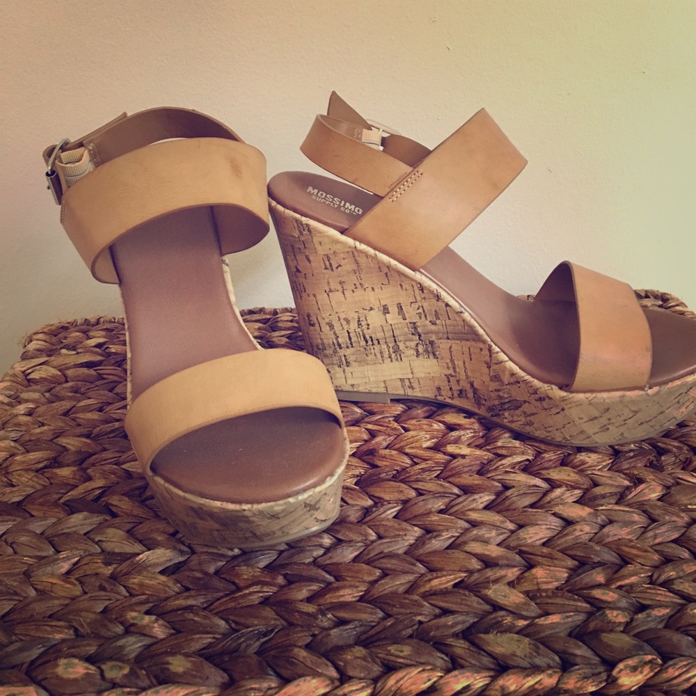 Mossimo cork wedges