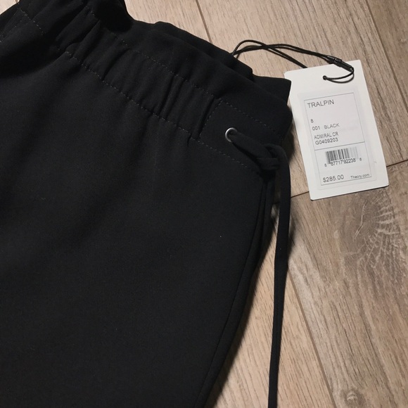 Theory "Tralpin" pant w/ drawstring waist. NWT - Picture 3 of 4