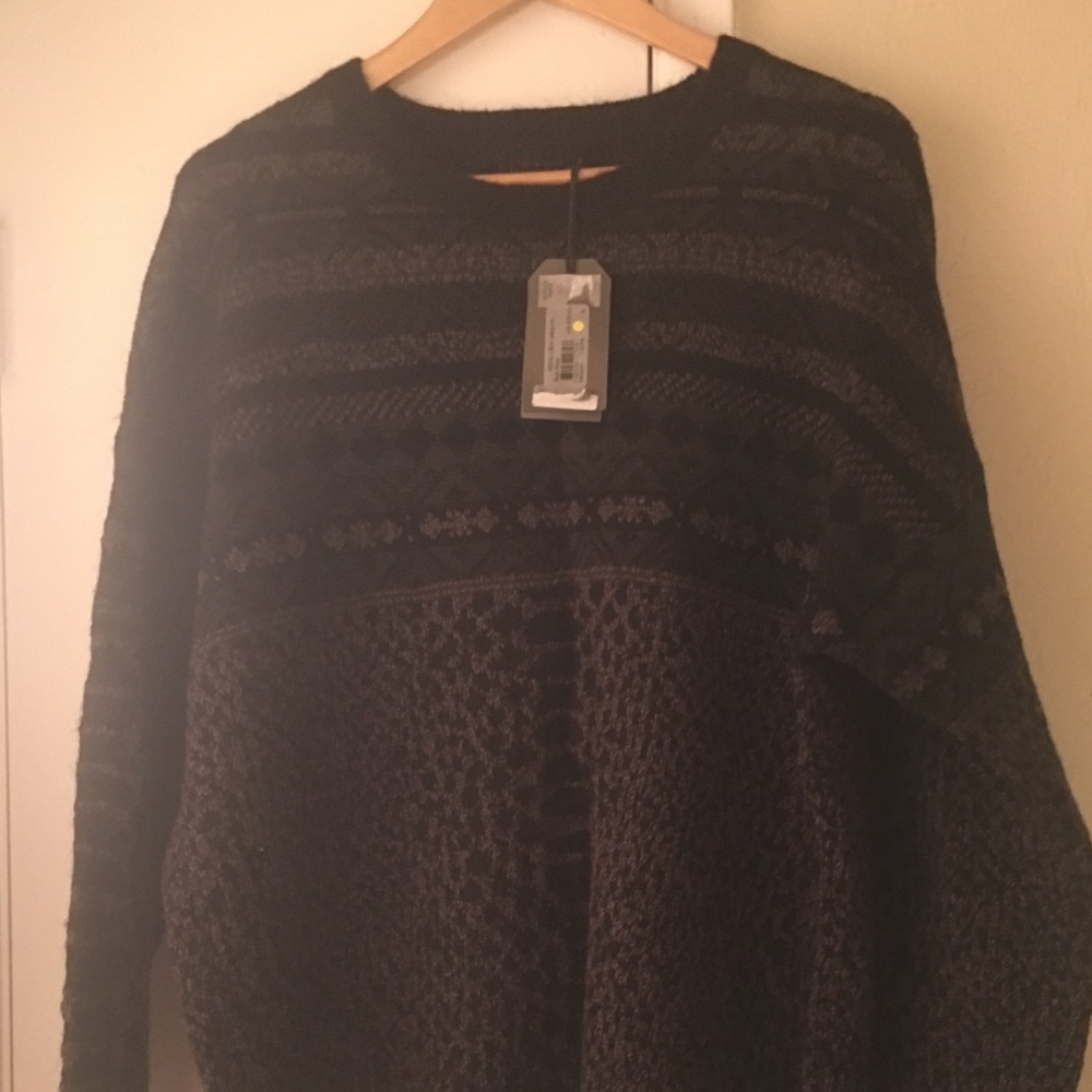 NWT All Saints Mens Erddig Crew Sweater