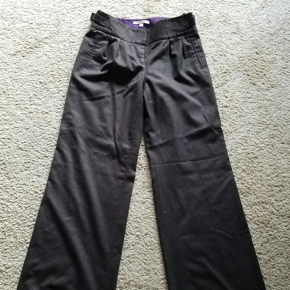 Rebecca Taylor dark brown tailored pants size 2