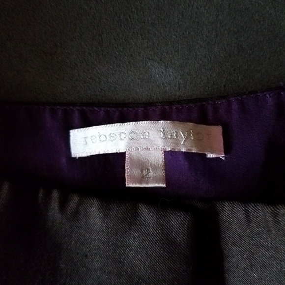Rebecca Taylor dark brown tailored pants size 2 - Picture 4 of 4