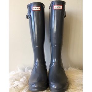 Grey Hunter Rain Boots- Excellent Condition
