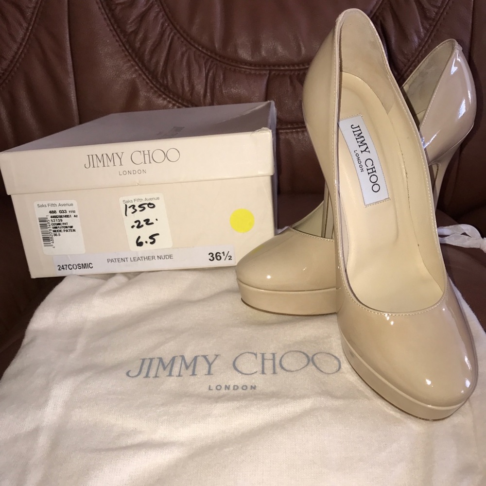 Jimmy Choo cosmic patent leather pump