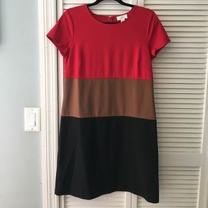 Loft Color block dress