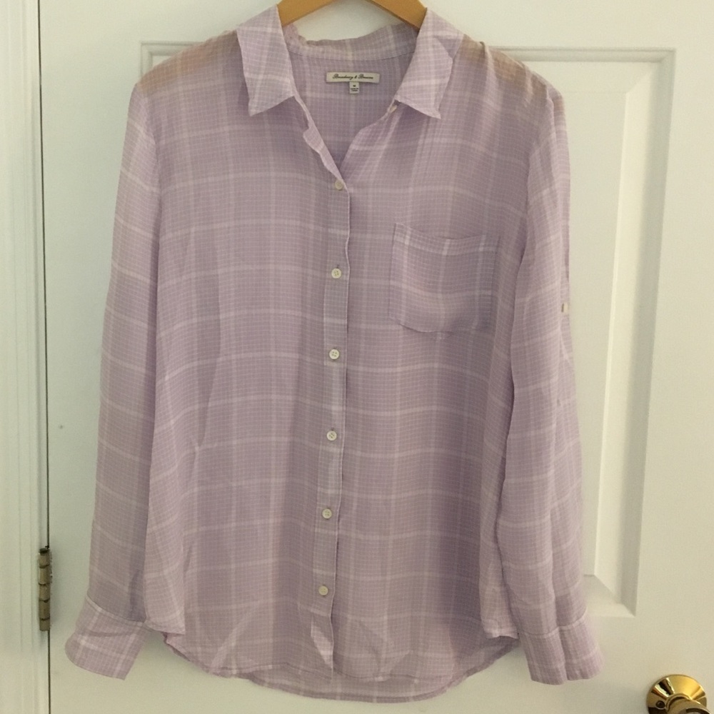 Madewell Broadway & Broome Silk Top