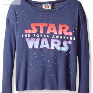 Star Wars Girls Long Sleeve Tee The Force Awakens