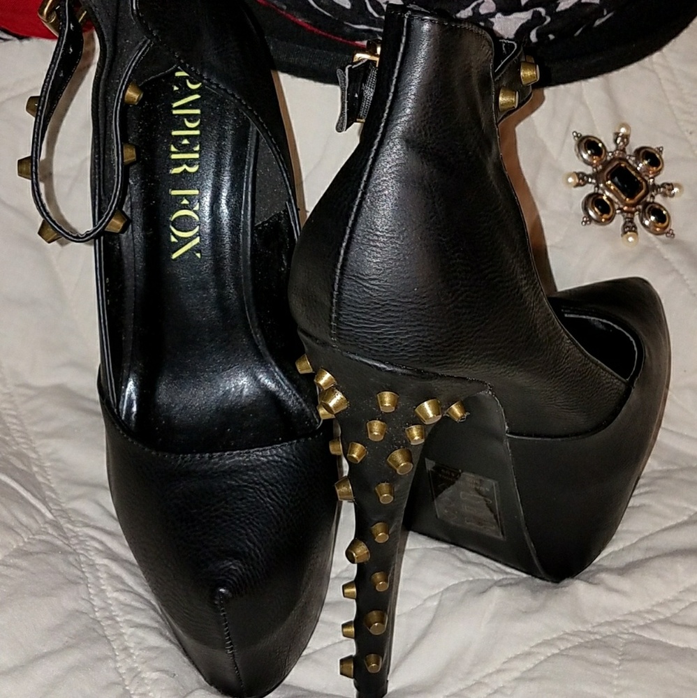 Steampunk Spiked High Heels