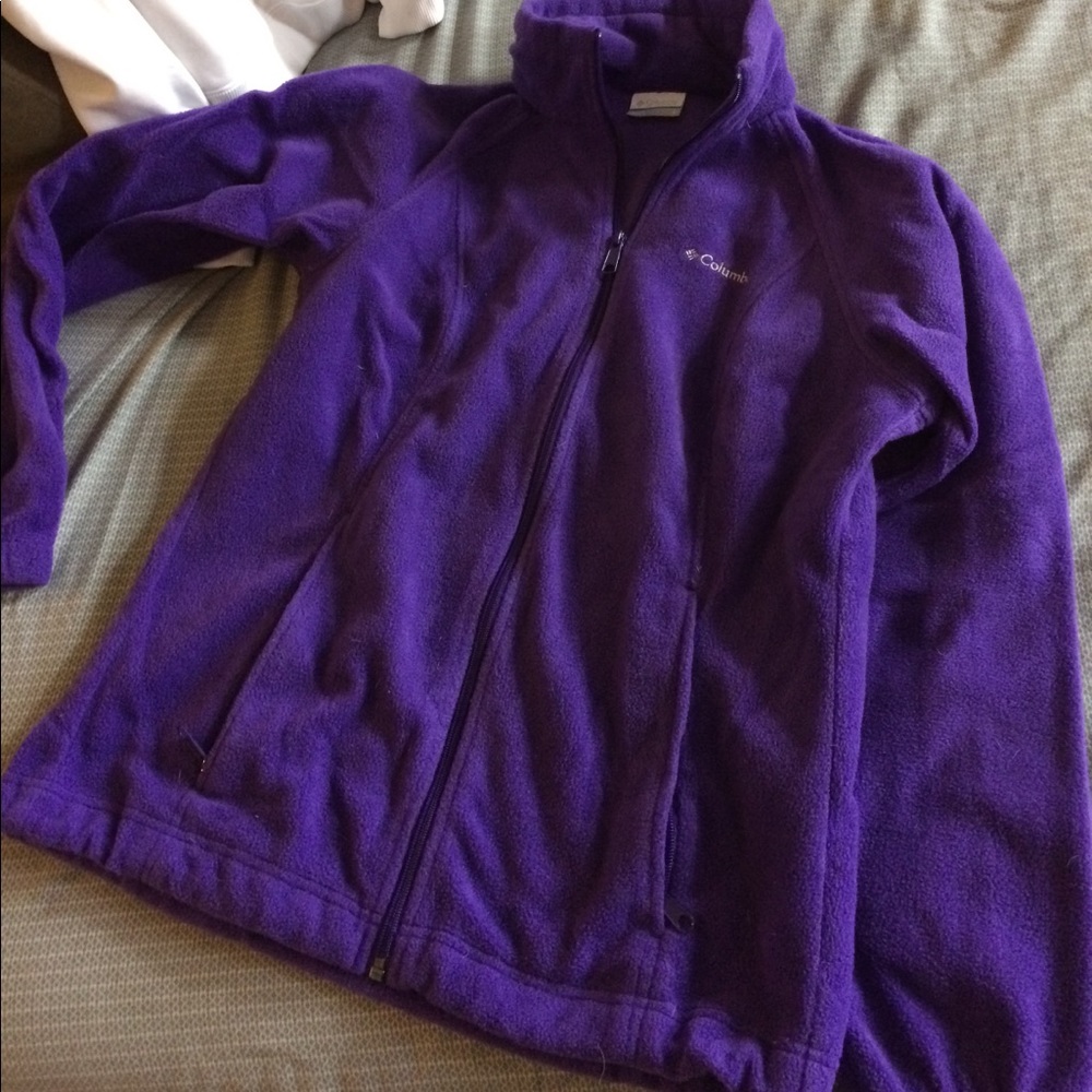 Purple Columbia fleece