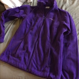 Purple Columbia fleece