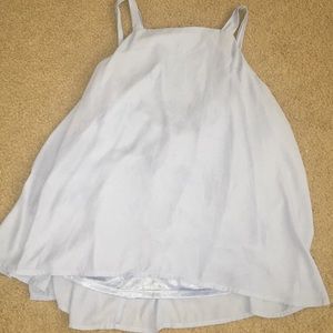 light blue tank top