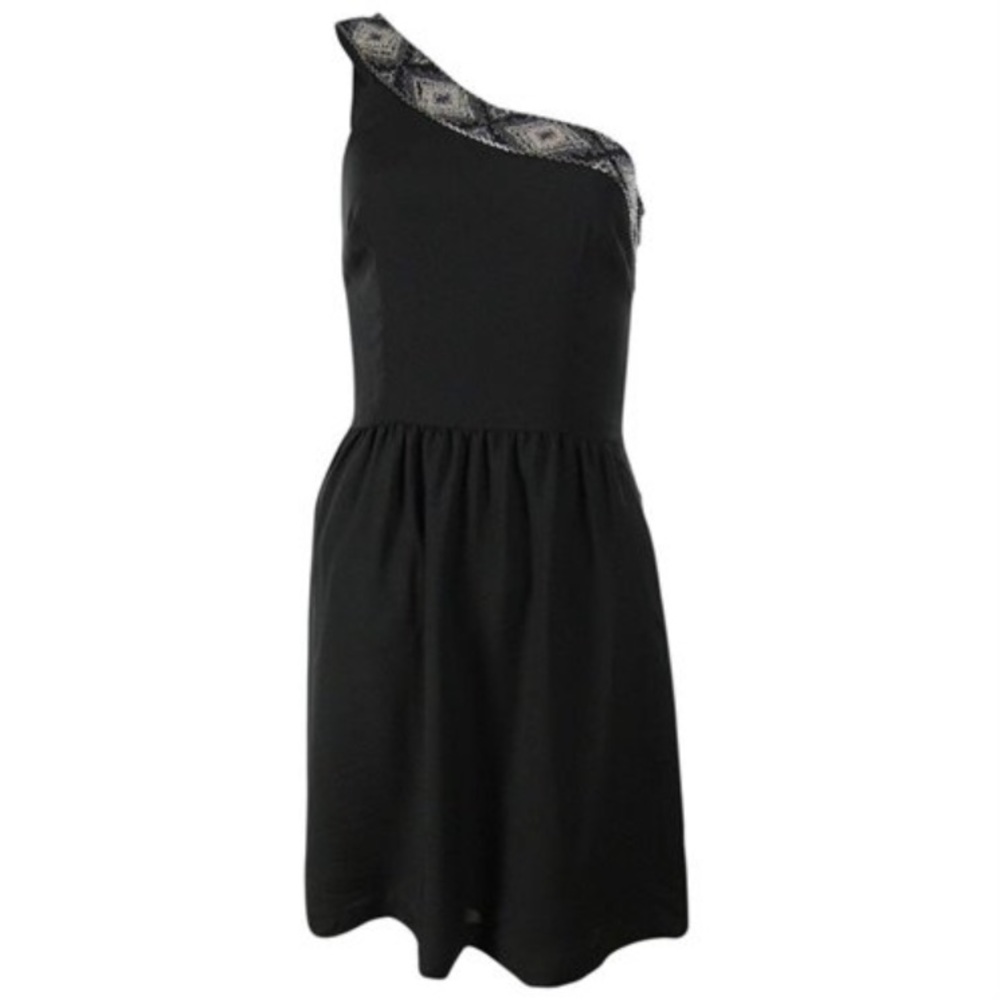 Kensie Beaded One Shoulder Dress | Size 4 | NWT
