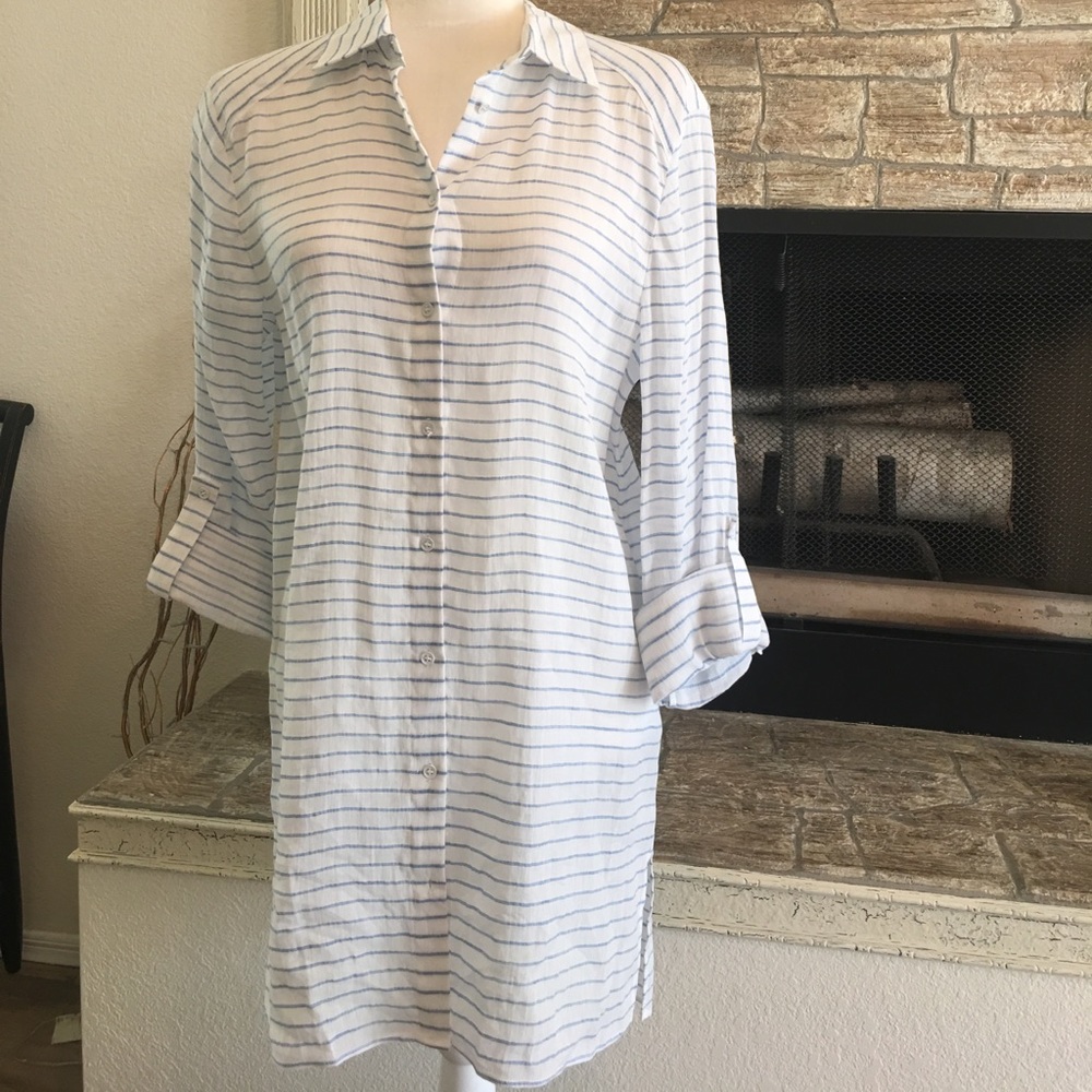 Alice + Olivia Otis Roll Cuff Tunic - Picture 2 of 8