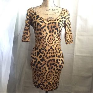 Cat Halloween Costume Animal Print leopard Dress