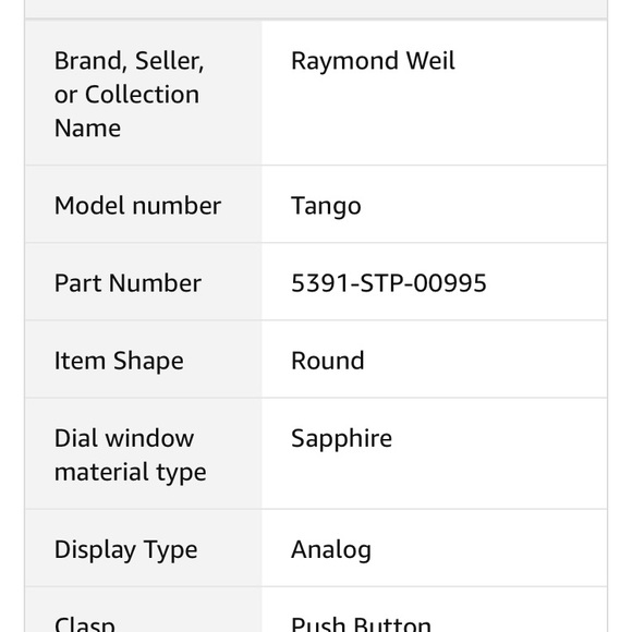 Raymond Weil watch main image 6