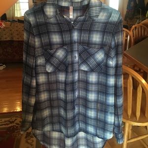 Plaid Button-up