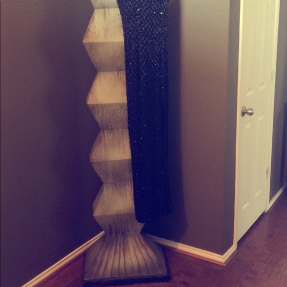 100% Black Beaded Gown - Picture 5 of 5