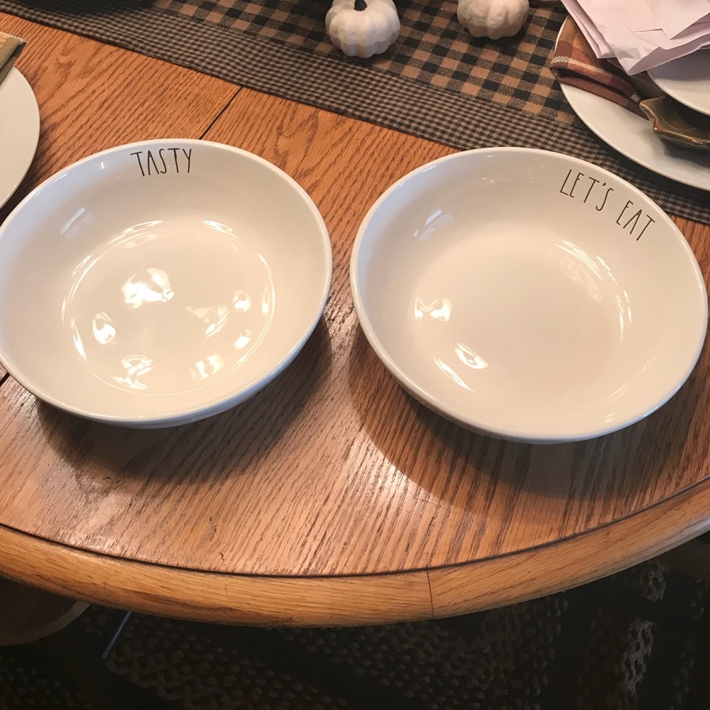 Rae Dunn pasta bowls