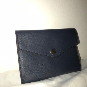 Navy Michael Kors Passport Wallet