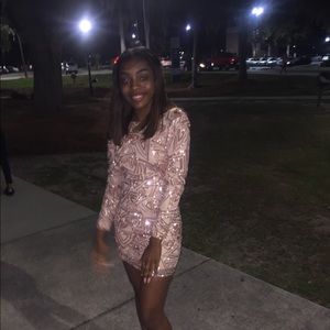 A mini dress from fashion nova