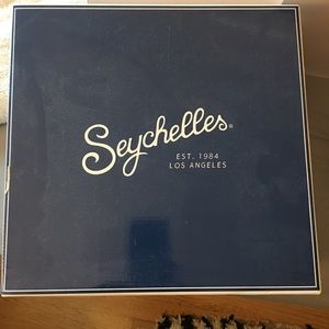 Off white leather booties