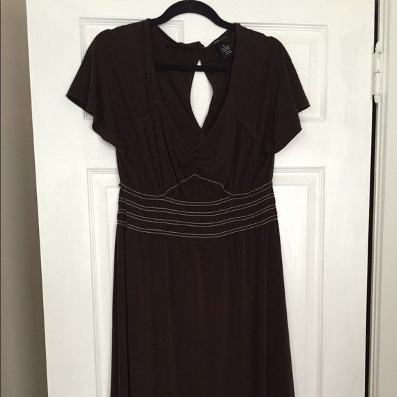 Bcbg MaxAzria dress in chocolate brown size XL - Picture 1 of 4