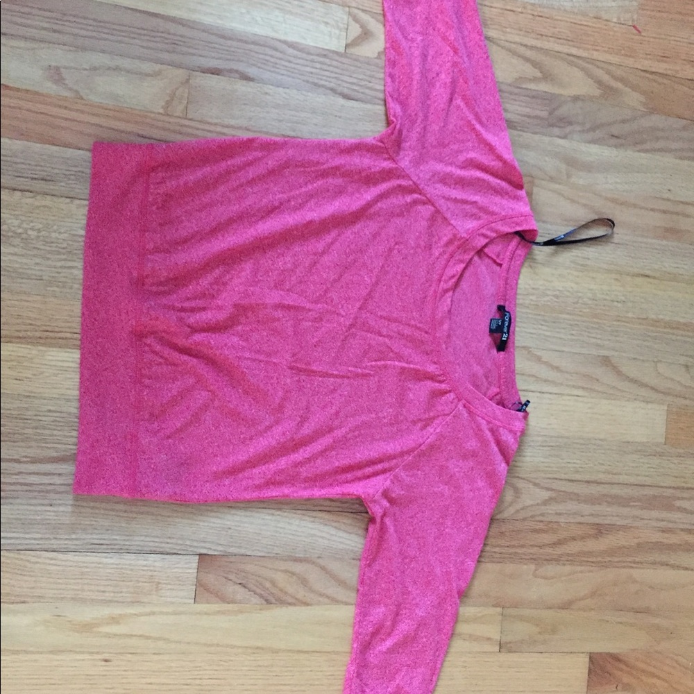 Pink 3/4 sleeve shirt