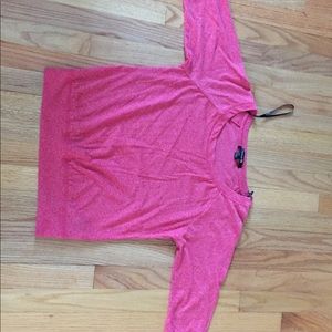 Pink 3/4 sleeve shirt