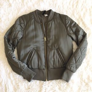 H & M Bomber Jacket - Olive